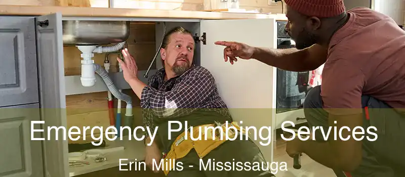  Emergency Plumbing Services Erin Mills - Mississauga