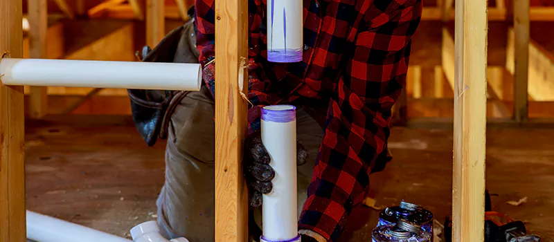Process of Rough In Plumbing in Erin Mills, Mississauga