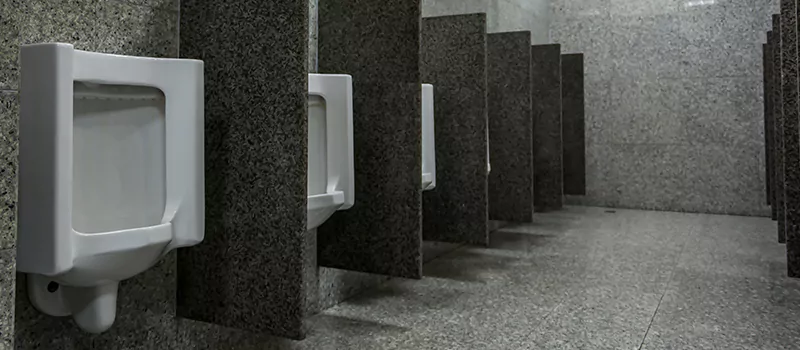 Urinal Divider Installation in Erin Mills, Mississauga