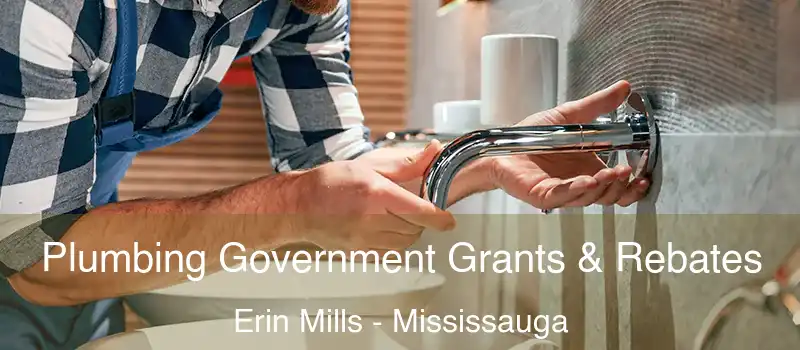  Plumbing Government Grants & Rebates Erin Mills - Mississauga