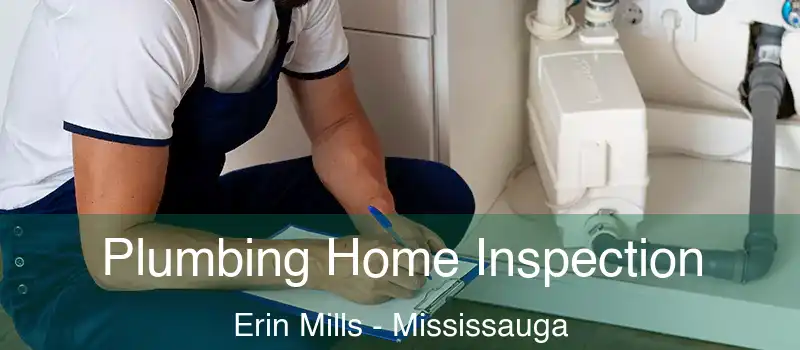  Plumbing Home Inspection Erin Mills - Mississauga