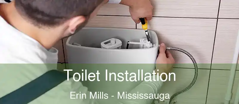  Toilet Installation Erin Mills - Mississauga